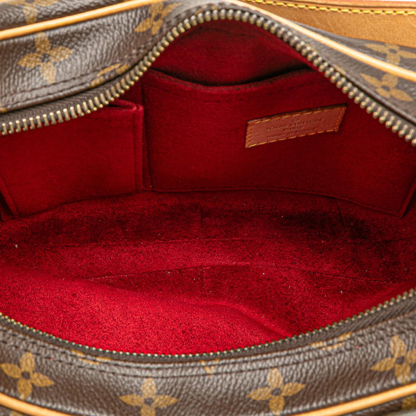 ルイ ヴィトン モノグラム クロワッサンMM ショルダーバッグ M51512 ブラウン PVC レザー レディース LOUIS VUITTON 【中古】