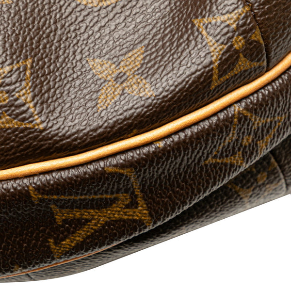 ルイ ヴィトン モノグラム クロワッサンMM ショルダーバッグ M51512 ブラウン PVC レザー レディース LOUIS VUITTON 【中古】