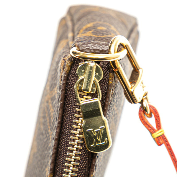 ルイ ヴィトン モノグラム ポシェット アクセソワール ハンドバッグ M51980 ブラウン PVC レザー レディース LOUIS VUITTON 【中古】