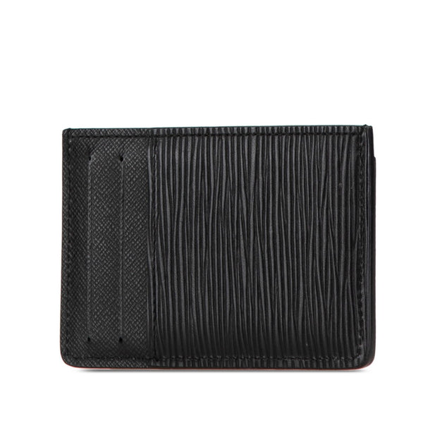ルイ ヴィトン エピ ネオ ポルトカルト カードケース 名刺入れ M67210 ノワール ブラック レザー メンズ LOUIS VUITTON 【中古】