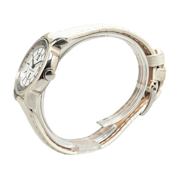 ブルガリ ソロテンポ 腕時計 ST29S クオーツ ホワイト文字盤 ステンレススチール レディース BVLGARI 【中古】