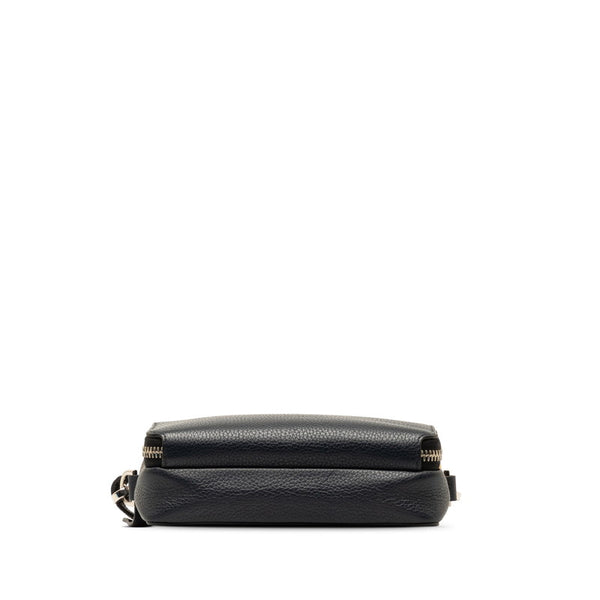 ディオール STUSSYコラボ ショルダーバッグ 2ESBC119GDS ネイビー レッド レザー メンズ Dior 【中古】