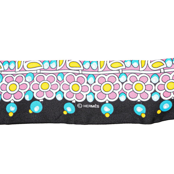 エルメス ツイリー Parures Des MAHARAJA マハラジャの装身具 スカーフ ブルー マルチカラー シルク レディース HERMES 【中古】