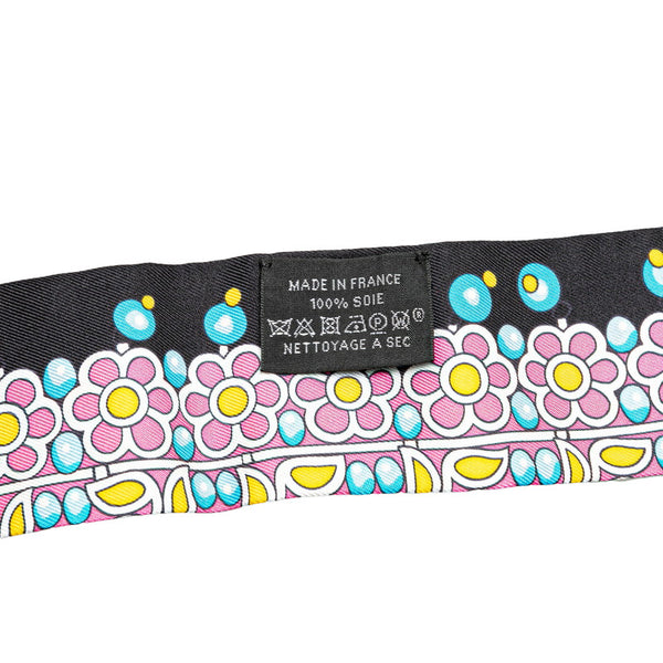 エルメス ツイリー Parures Des MAHARAJA マハラジャの装身具 スカーフ ブルー マルチカラー シルク レディース HERMES 【中古】