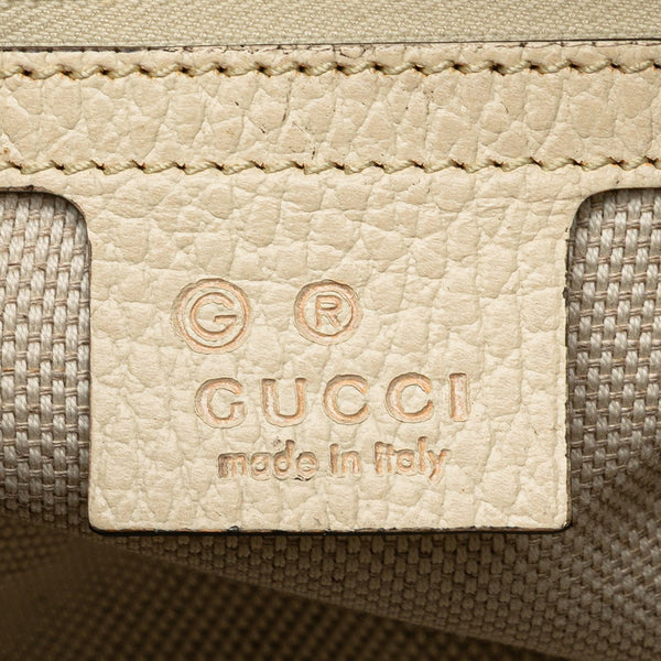 グッチ インターロッキングG ソーホー ハンドバッグ ショルダーバッグ 2WAY 607722 アイボリー レザー レディース GUCCI 【中古】
