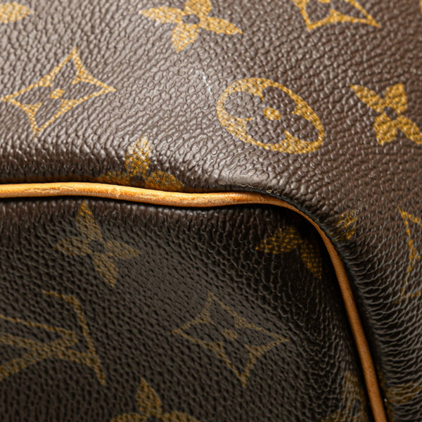 ルイ ヴィトン モノグラム キーポル50 ボストンバッグ M41426 ブラウン PVC レザー レディース LOUIS VUITTON 【中古】