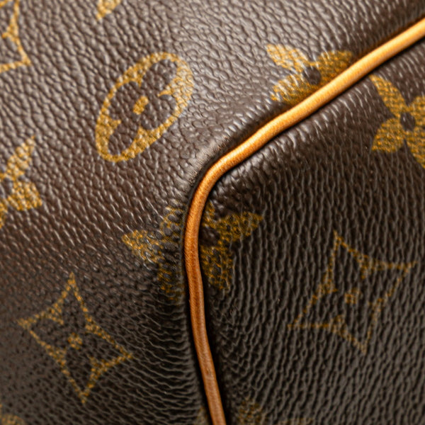 ルイ ヴィトン モノグラム キーポル50 ボストンバッグ M41426 ブラウン PVC レザー レディース LOUIS VUITTON 【中古】