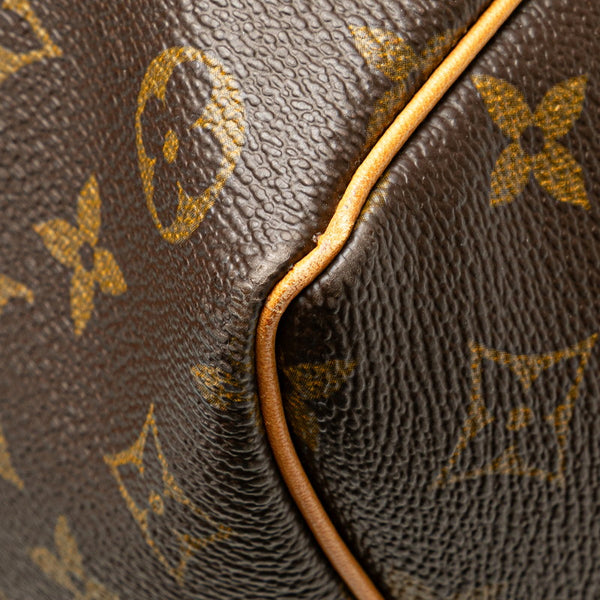 ルイ ヴィトン モノグラム キーポル50 ボストンバッグ M41426 ブラウン PVC レザー レディース LOUIS VUITTON 【中古】