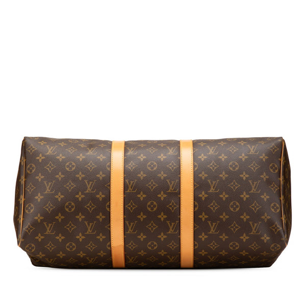 ルイ ヴィトン モノグラム キーポル50 ボストンバッグ M41426 ブラウン PVC レザー レディース LOUIS VUITTON 【中古】