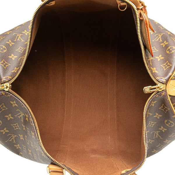 ルイ ヴィトン モノグラム キーポル50 ボストンバッグ M41426 ブラウン PVC レザー レディース LOUIS VUITTON 【中古】