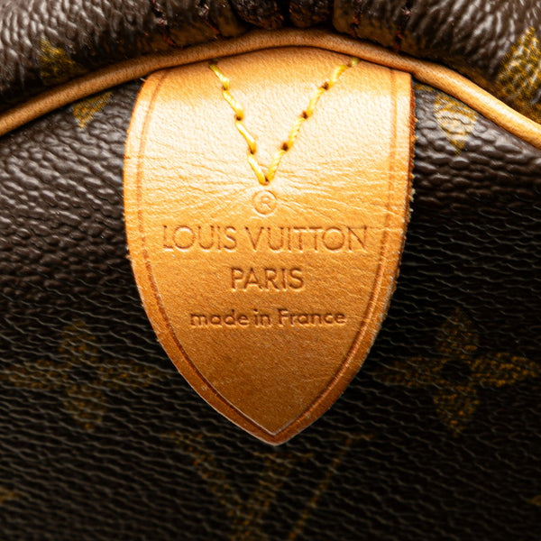 ルイ ヴィトン モノグラム キーポル50 ボストンバッグ M41426 ブラウン PVC レザー レディース LOUIS VUITTON 【中古】