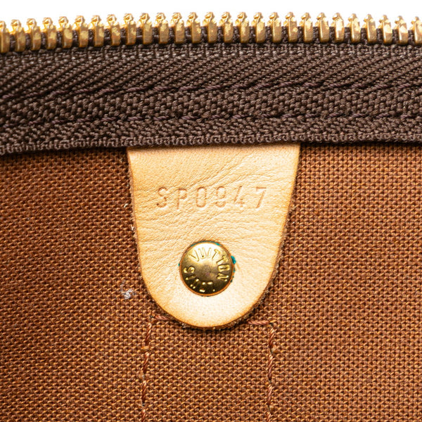ルイ ヴィトン モノグラム キーポル50 ボストンバッグ M41426 ブラウン PVC レザー レディース LOUIS VUITTON 【中古】