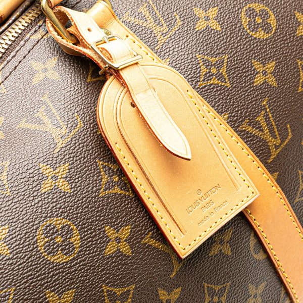 ルイ ヴィトン モノグラム キーポル50 ボストンバッグ M41426 ブラウン PVC レザー レディース LOUIS VUITTON 【中古】
