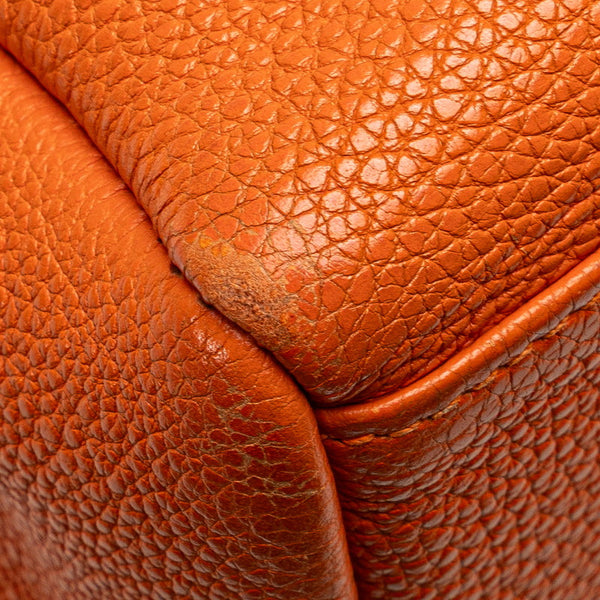 エルメス フールトゥPM トートバッグ オレンジ トゴ レディース HERMES 【中古】