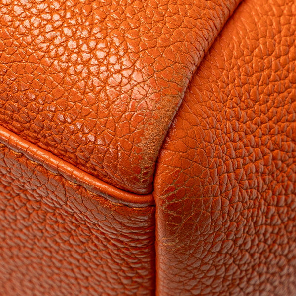 エルメス フールトゥPM トートバッグ オレンジ トゴ レディース HERMES 【中古】