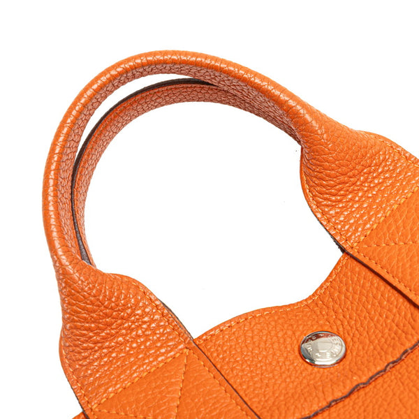 エルメス フールトゥPM トートバッグ オレンジ トゴ レディース HERMES 【中古】