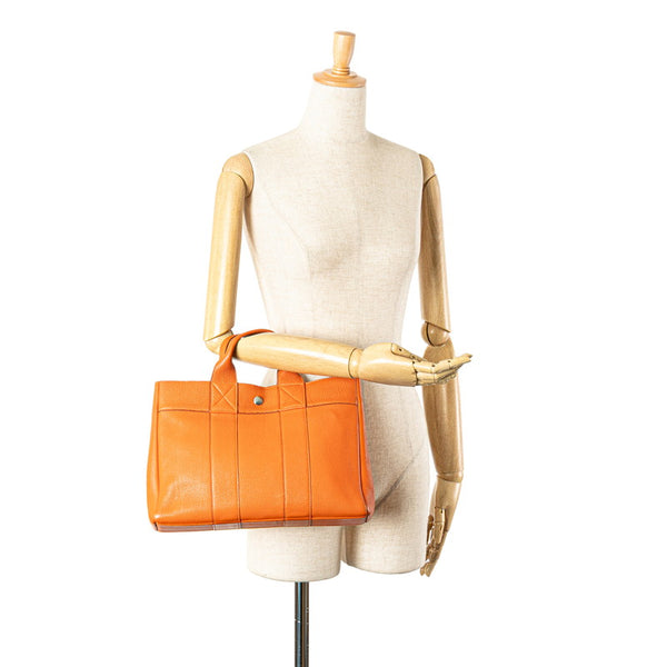エルメス フールトゥPM トートバッグ オレンジ トゴ レディース HERMES 【中古】