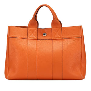 エルメス フールトゥPM トートバッグ オレンジ トゴ レディース HERMES 【中古】