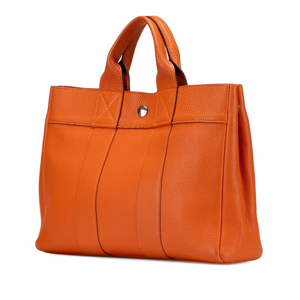 エルメス フールトゥPM トートバッグ オレンジ トゴ レディース HERMES 【中古】