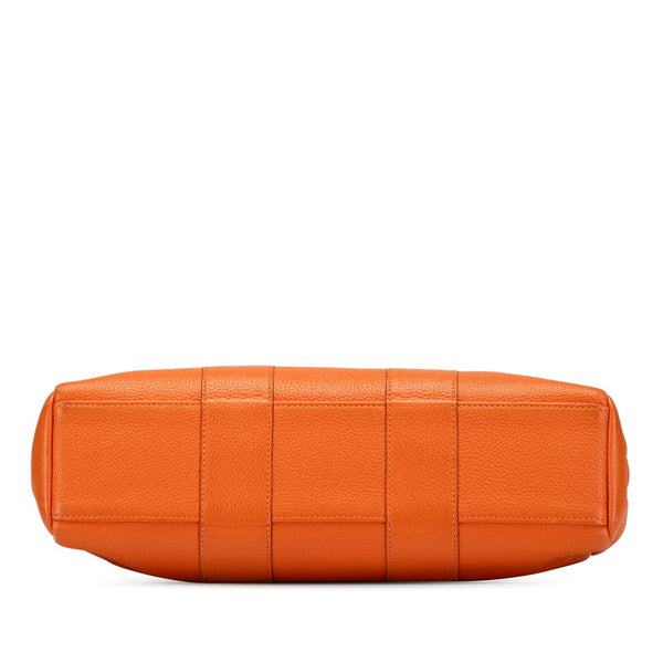 エルメス フールトゥPM トートバッグ オレンジ トゴ レディース HERMES 【中古】