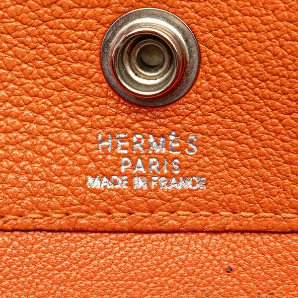 エルメス フールトゥPM トートバッグ オレンジ トゴ レディース HERMES 【中古】