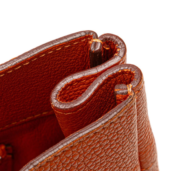 エルメス フールトゥPM トートバッグ オレンジ トゴ レディース HERMES 【中古】