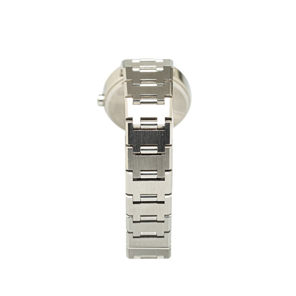 ブルガリ ブルガリブルガリ 12Pダイヤ 腕時計 BB23SS クオーツ ブラック文字盤 ステンレススチール レディース BVLGARI 【中古】