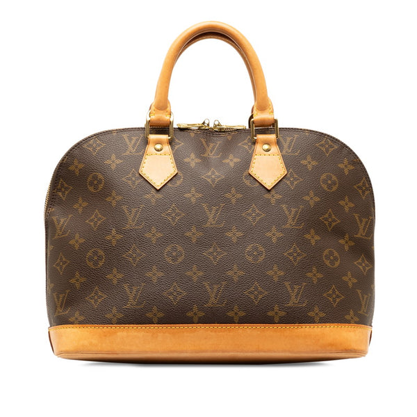 ルイ ヴィトン モノグラム アルマPM ハンドバッグ M51130 ブラウン PVC レザー レディース LOUIS VUITTON 【中古】