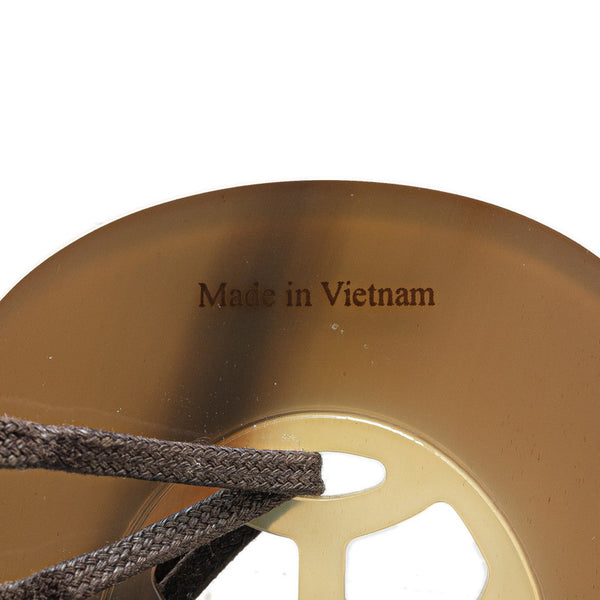 エルメス ネックレス ピンク ブラウン バッファローホーン ラッカーウッド レディース HERMES 【中古】