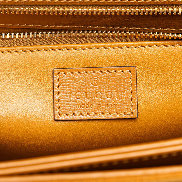 グッチ ホースビット 1955 斜め掛け ショルダーバッグ  602204 ベージュ ホワイト スウェード ムートン レディース GUCCI 【中古】