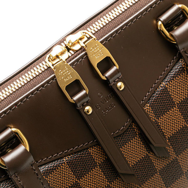 ルイ ヴィトン ダミエ ウェストミンスターPM ハンドバッグ トートバッグ N41102 ブラウン PVC レザー レディース LOUIS VUITTON 【中古】