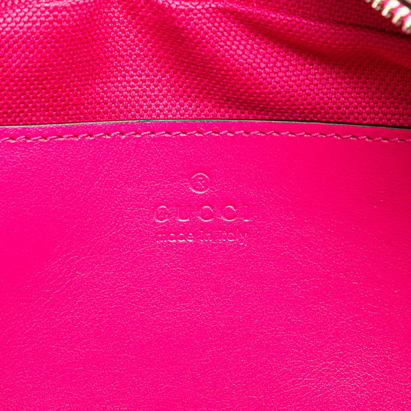 グッチ GGマーモント 斜め掛け チェーン ショルダーバッグ 447632 ピンク レザー レディース GUCCI 【中古】