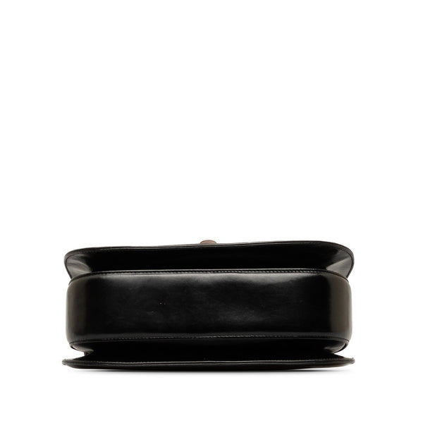 グッチ バンブー ハンドバッグ ショルダーバッグ 2WAY 000-1364 ブラック レザー レディース GUCCI 【中古】