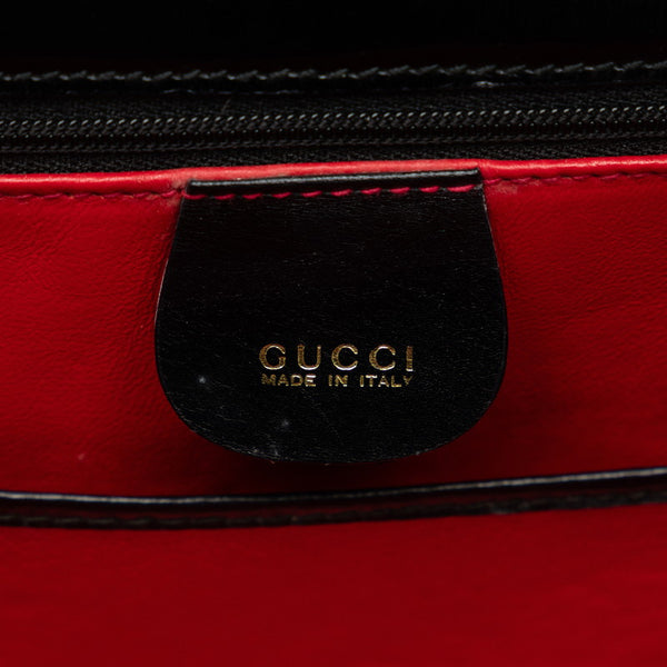 グッチ バンブー ハンドバッグ ショルダーバッグ 2WAY 000-1364 ブラック レザー レディース GUCCI 【中古】