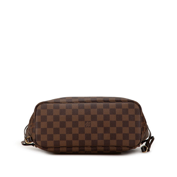 ルイ ヴィトン ダミエ ネヴァーフルPM ハンドバッグ N51109 ブラウン PVC レザー レディース LOUIS VUITTON 【中古】