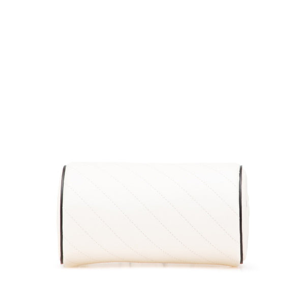 グッチ ブロンディ ミニ ショルダーバッグ ハンドバッグ 760170 ホワイト レザー レディース GUCCI 【中古】