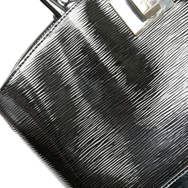 ルイ ヴィトン エピ エレクトリック ミラボーGM ハンドバッグ M4034N ノワール ブラック パテントレザー レディース LOUIS VUITTON 【中古】