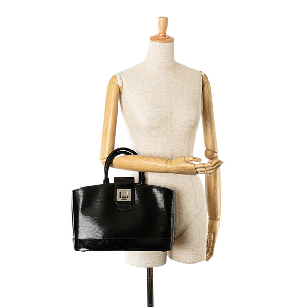 ルイ ヴィトン エピ エレクトリック ミラボーGM ハンドバッグ M4034N ノワール ブラック パテントレザー レディース LOUIS VUITTON 【中古】