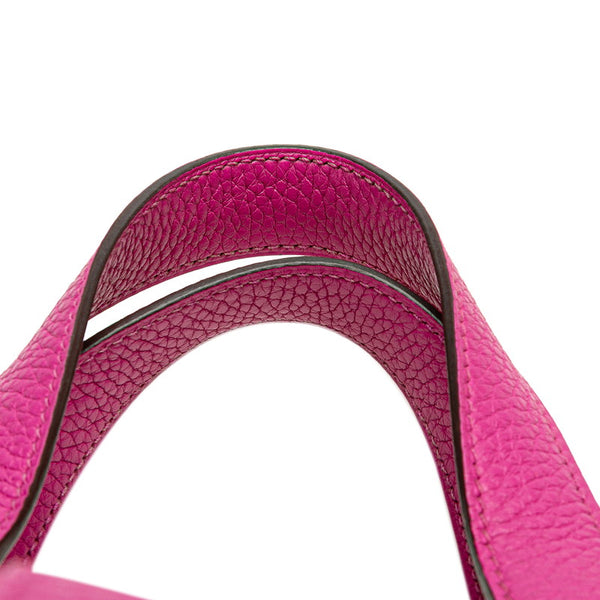 エルメス ピコタンロックPM ハンドバッグ マグノリア ローズ パープル トリヨンクレマンス レディース HERMES 【中古】