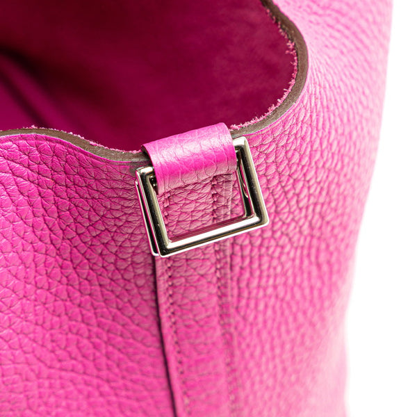 エルメス ピコタンロックPM ハンドバッグ マグノリア ローズ パープル トリヨンクレマンス レディース HERMES 【中古】