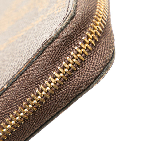 ルイ ヴィトン モノグラム ジャイアント ジッピー コインパース コインケース M69354 ブラウン ブラック PVC レザー レディース LOUIS VUITTON 【中古】