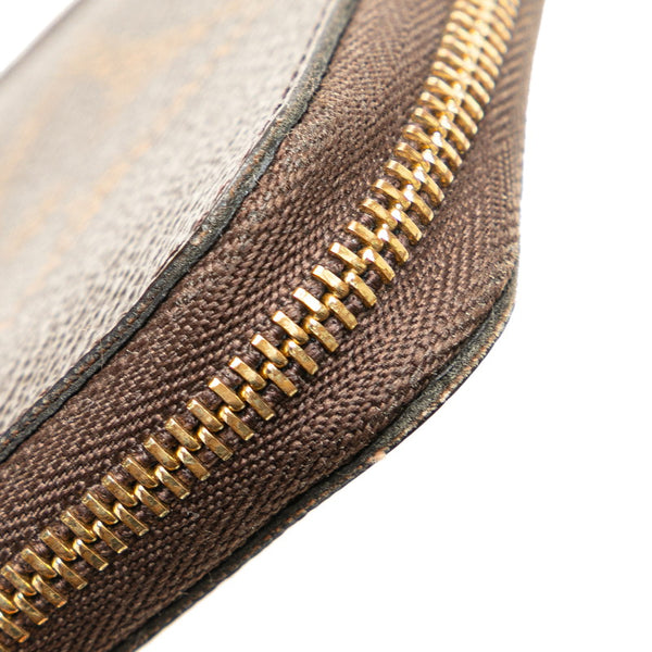 ルイ ヴィトン モノグラム ジャイアント ジッピー コインパース コインケース M69354 ブラウン ブラック PVC レザー レディース LOUIS VUITTON 【中古】
