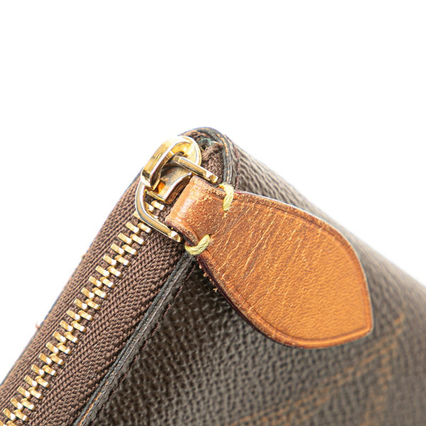 ルイ ヴィトン モノグラム ジャイアント ジッピー コインパース コインケース M69354 ブラウン ブラック PVC レザー レディース LOUIS VUITTON 【中古】