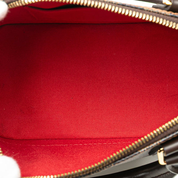 ルイ ヴィトン ダミエ アルマBB ハンドバッグ ショルダーバッグ 2WAY N41221 ブラウン PVC レザー レディース LOUIS VUITTON 【中古】