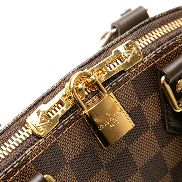 ルイ ヴィトン ダミエ アルマBB ハンドバッグ ショルダーバッグ 2WAY N41221 ブラウン PVC レザー レディース LOUIS VUITTON 【中古】