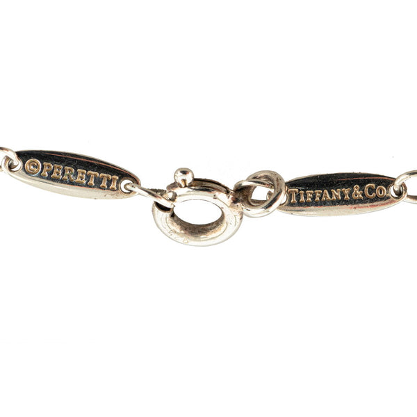 ティファニー バイザヤード 1Pダイヤ ブレスレット SV925 シルバー レディース TIFFANY&Co. 【中古】