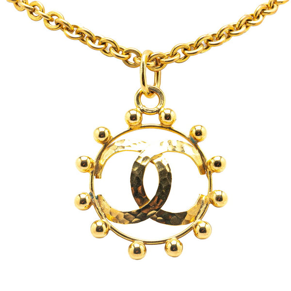 シャネル ヴィンテージ ココマーク ネックレス ゴールド メッキ レディース CHANEL 【中古】