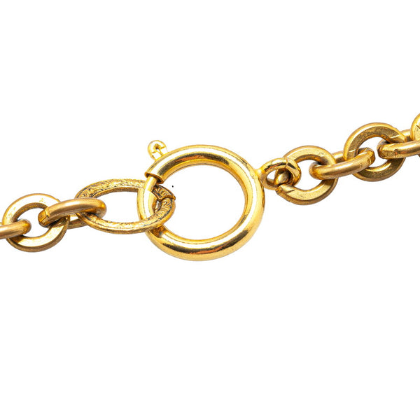 シャネル ヴィンテージ ココマーク ネックレス ゴールド メッキ レディース CHANEL 【中古】