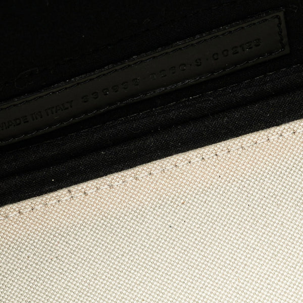 バレンシアガ ネイビーカバス ハンドバッグ トートバッグ 339933 ベージュ ブラック キャンバス レザー レディース BALENCIAGA 【中古】