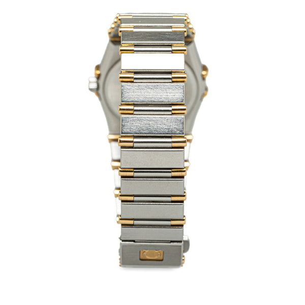 オメガ コンステレーション 腕時計 1270.10.00 クオーツ ゴールド文字盤 ステンレススチール メッキ レディース OMEGA 【中古】